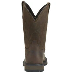Ariat Men's Groundbreaker 10" Steel Toe Work Boot - Brown - 10014241 -Rocky Store 10014241 heel