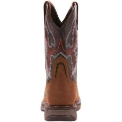 Ariat Men's WorkHog XT 11" Carbon Toe WP Western Work Boot - Brown - 10024968 -Rocky Store 10024968 heel