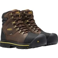 Keen Utility Men's Milwaukee Steel Toe WP Work Boots - Brown -1009174 -Rocky Store 1009174 PLA large
