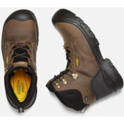 KEEN Utility Men's Independence 6" WP Carbon FT Work Boot - Brown- 1026487 -Rocky Store 1026487 PLD PDP