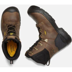 KEEN Utility Men's Independence 8" WP Carbon FT Work Boot - Black - 1026488 -Rocky Store 1026488 PLD PDP