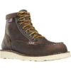 Danner Women's Bull Run 6" ST Moc Toe Wedge Work Boot - Brown - 15576 -Rocky Store 15576
