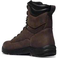 Danner Men's Riverside 8" Plain Toe WP Lace Up Work Boot - Brown - 19457 -Rocky Store 19457 M