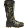 Lacrosse Women's Alphaburly Pro 15" WP Rubber Hunt Boot Mossy Oak 376008 -Rocky Store 376008