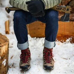 Danner Men's Arctic 600 7" WP 200G Side-Zip Hiking Boot- Brown- 67338 -Rocky Store 67338 lifestyle145