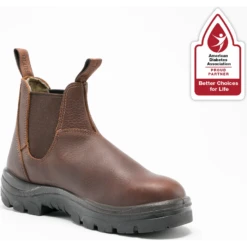 Steel Blue Men's Hobart 6" Steel Toe WP Ankle Work Boot - OAK - 812901 -Rocky Store 812901 OAK J1P2147 3 2