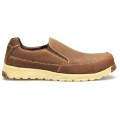 Carolina Men's S-117 Aluminum Toe Slip-On Work Shoe - Brown - CA5572 -Rocky Store CA5572 Profile