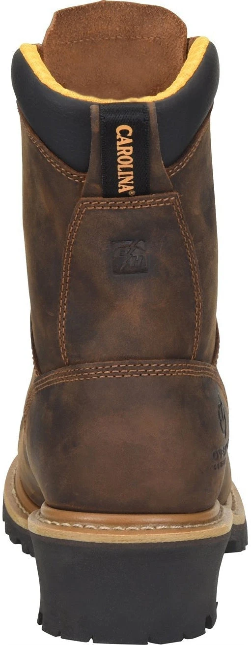Carolina Men’s Poplar 8” Soft Toe WP Logger Work Boot - Brown - CA9053 7 Carolina Men’s Poplar 8” Soft Toe WP Logger Work Boot - Brown - CA9053 - Image 5