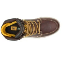 Cat Men's Impact Soft Toe WP Slip Resist Work Boot -Friar Brown- P51076 -Rocky Store CATM P51076 121621 F22 TOP