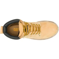 CAT Men's Second Shift Steel Toe Work Boot - Honey Nubuck - P89162 -Rocky Store CATM P89162 100119 F11 TOP
