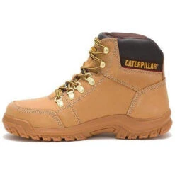 CAT Men's Outline Steel Toe Work Book - Wheat - P90801 -Rocky Store CATM P90801 010719 S17 180