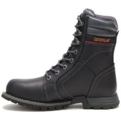 CAT Women's Echo Steel Toe WP Rubber Outsole Work Boot - Black - P90899 -Rocky Store CATM P90899 012519 F17 180