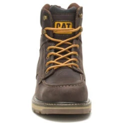 CAT Men's Calibrate Steel Toe Work Boot - Leather Brown - P91418 12 CAT Men's Calibrate Steel Toe Work Boot - Leather Brown - P91418 -Rocky Store CATM P91418 110421 F22 090