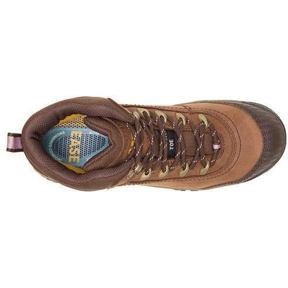 CAT Women's Ally 6” Comp Toe WP Imported Work Boot - Brown - P90760 8 CAT Women's Ally 6” Comp Toe WP Imported Work Boot - Brown - P90760 - Image 6