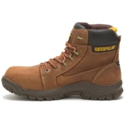 CAT Women's Resorption Waterproof Comp Toe Work Boot - Brown - P91392 -Rocky Store CATW P91392 082021 S22 180