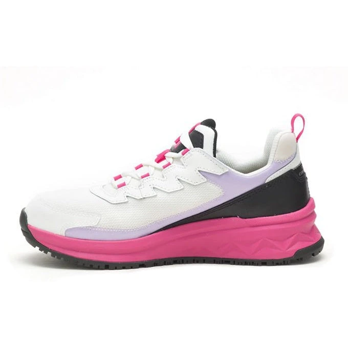 CAT Women's Streamline Runner CCT Original Work Shoe -White/Black- P91498 5 CAT Women's Streamline Runner CCT Original Work Shoe -White/Black- P91498 - Image 3