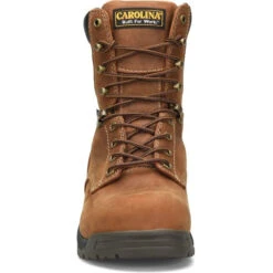 Carolina Men's Bruno Hi 8" Soft Toe WP Slip Resist Work Boot -Brown- CA8020 12 Carolina Men's Bruno Hi 8" Soft Toe WP Slip Resist Work Boot -Brown- CA8020 -Rocky Store CLA 008 CA8020