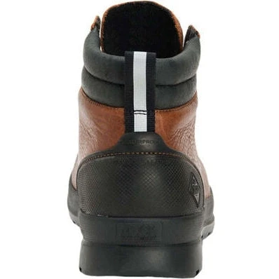 Muck Men's Chore Farm Leather WP Lace Up Work Boot - Brown - CLLP-901 5 Muck Men's Chore Farm Leather WP Lace Up Work Boot - Brown - CLLP-901 - Image 3