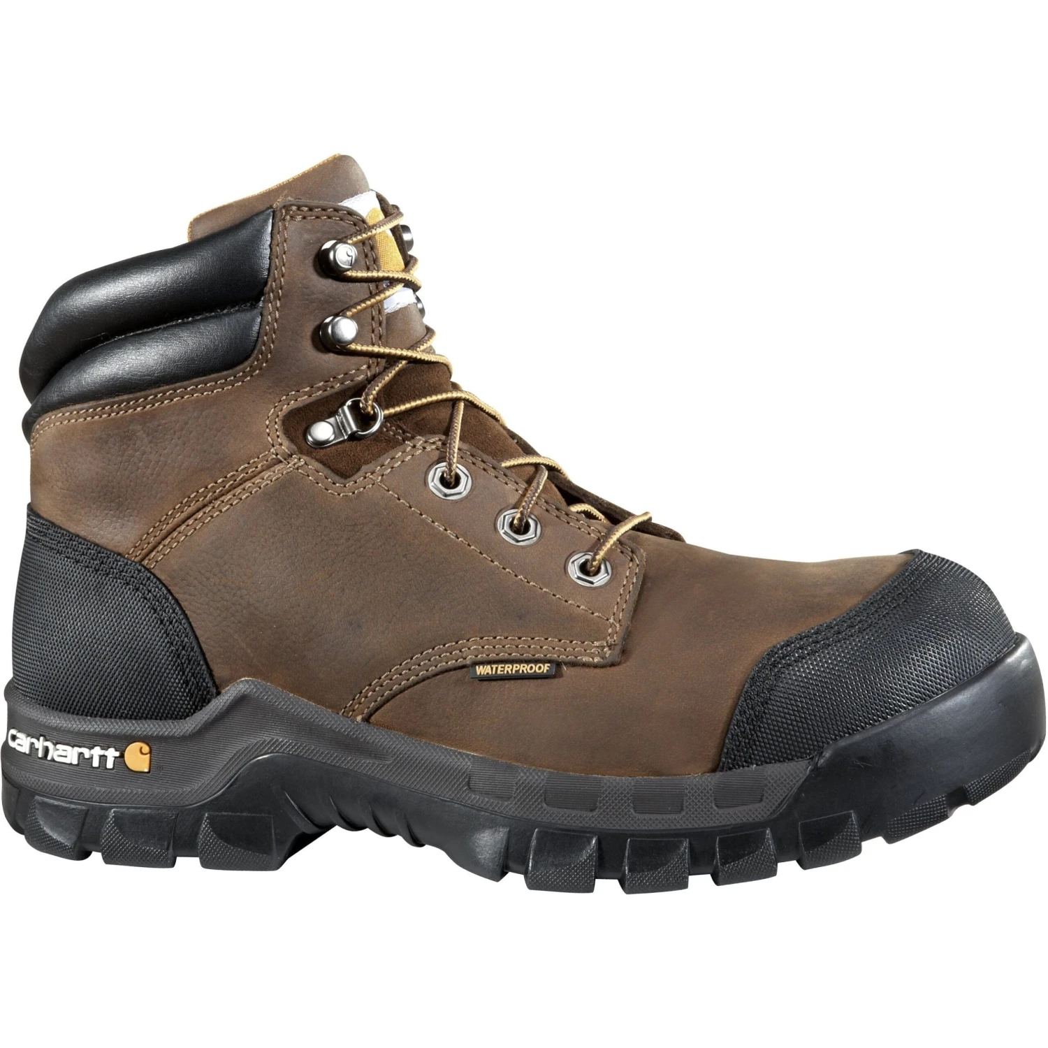 Carhartt Men's Rugged Flex 6" Comp Toe WP Work Boot - Brown - CMF6380 3 Carhartt Men's Rugged Flex 6" Comp Toe WP Work Boot - Brown - CMF6380
