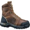 Carhartt Men's 8" Comp Toe Metguard WP Work Boot Brown CMF8720 -Rocky Store CMF8720