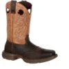 Durango Men's Rebel 11" Steel Toe WP Western Boot- Brown/Tan- DB019 -Rocky Store DB019