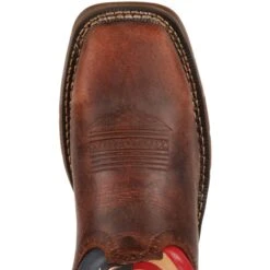Durango Men's Rebel 11" Steel Toe Western Flag Boot - Brown - DB020 -Rocky Store DB020 birdseye