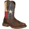 Durango Men's Rebel Steel Toe Western Flag Boot - Brown - DB021 -Rocky Store DB021