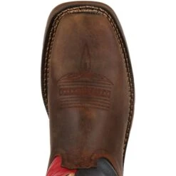 Durango Men's Rebel Steel Toe Western Flag Boot - Brown - DB021 -Rocky Store DB021 birdseye