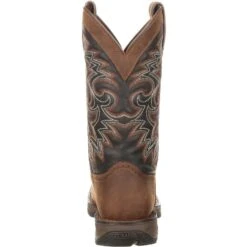 Durango Men's Rebel 12" Square Toe Pull-On Western Boot Chocolate DDB0135 -Rocky Store DDB0135 back