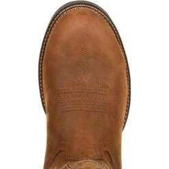 Durango Men's Rebel 12" Round Toe WP Western Boot - Brown - DDB0163 -Rocky Store DDB0163 birdseye