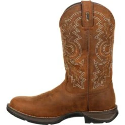 Durango Men's Rebel 12" Round Toe WP Western Boot - Brown - DDB0163 -Rocky Store DDB0163 instep profile