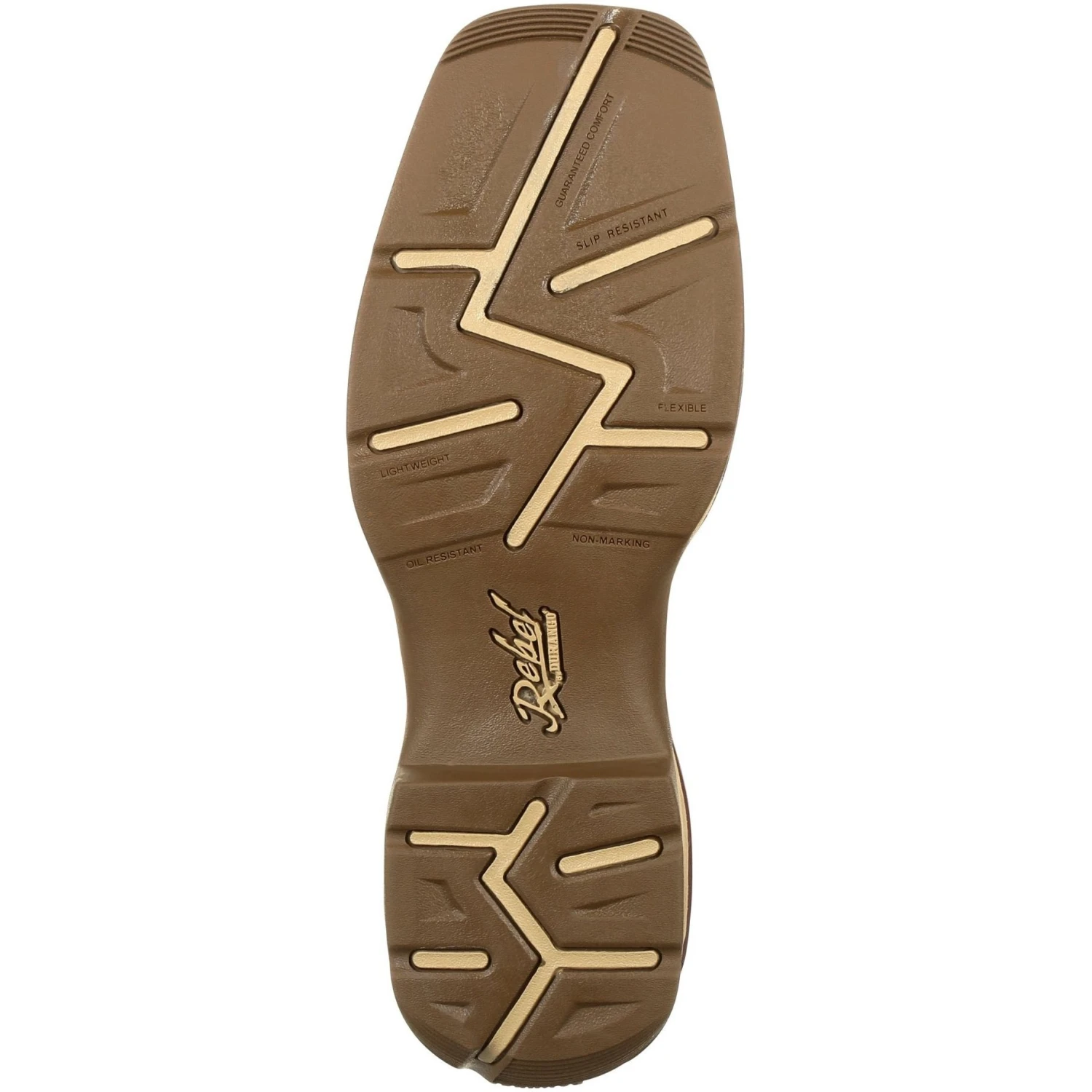 Durango Men's Rebel 12" Square Toe Pull-On Western Boot- Brown DDB0166 9 Durango Men's Rebel 12" Square Toe Pull-On Western Boot- Brown DDB0166 - Image 7