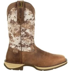 Durango Men's Rebel 12" Square Toe Pull-On Western Boot- Brown DDB0166 13 Durango Men's Rebel 12" Square Toe Pull-On Western Boot- Brown DDB0166 -Rocky Store DDB0166 profile