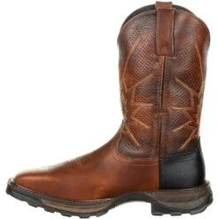 Durango Men's Maverick XP Ventilated 11" Steel Toe Western Work Boot -Rocky Store DDB0175 instep profile