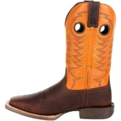 Durango Men's Rebel Pro 12" Square Toe Western Boot - Orange - DDB0230 11 Durango Men's Rebel Pro 12" Square Toe Western Boot - Orange - DDB0230 -Rocky Store DDB0230 instep profile