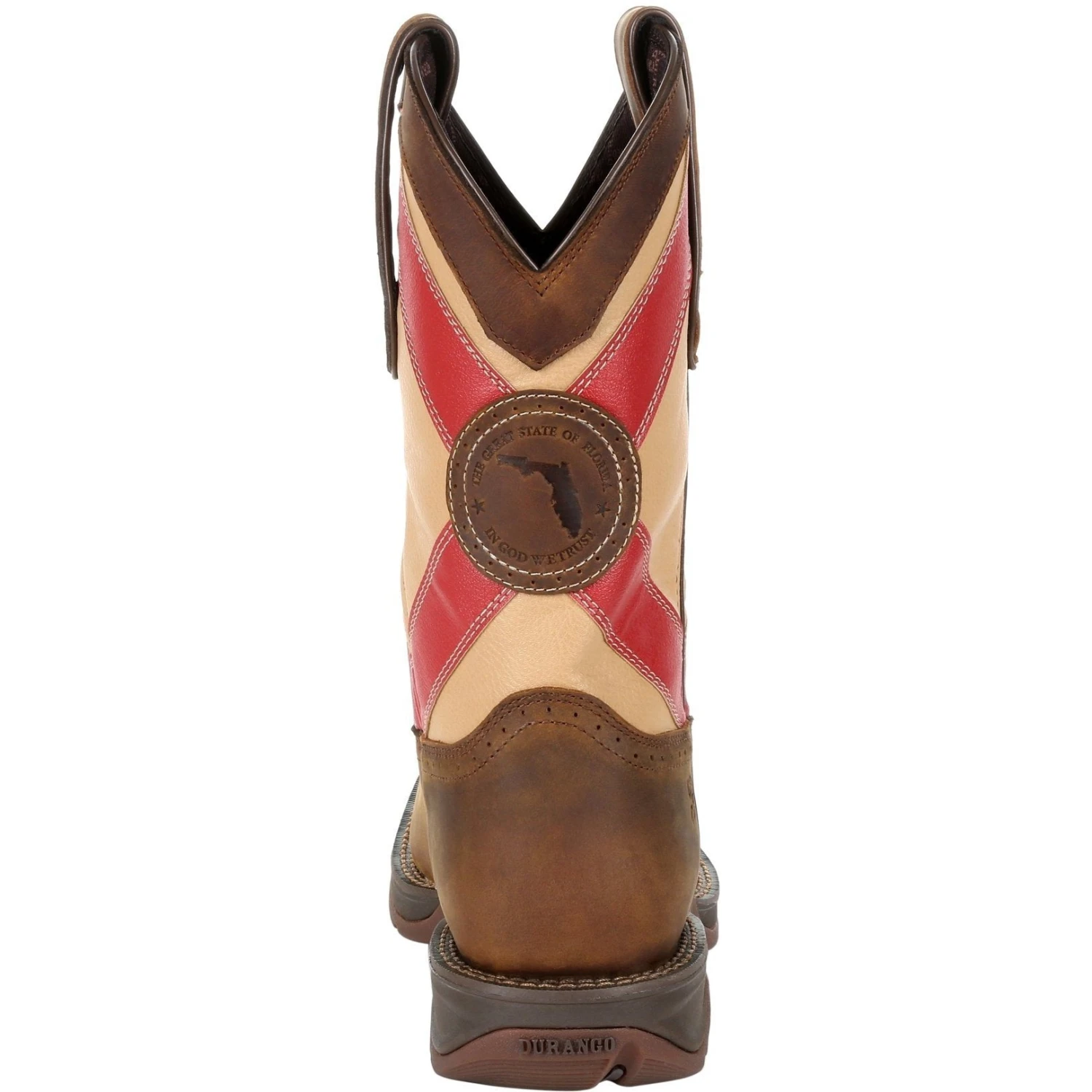 Durango Men's Rebel 11" Square Toe Western Boot - Brown - DDB0233 6 Durango Men's Rebel 11" Square Toe Western Boot - Brown - DDB0233 - Image 4