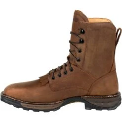 Durango Men's Maverick XP Lacer 8" Steel Toe WP Work Boot - DDB0267 -Rocky Store DDB0267 instep profile