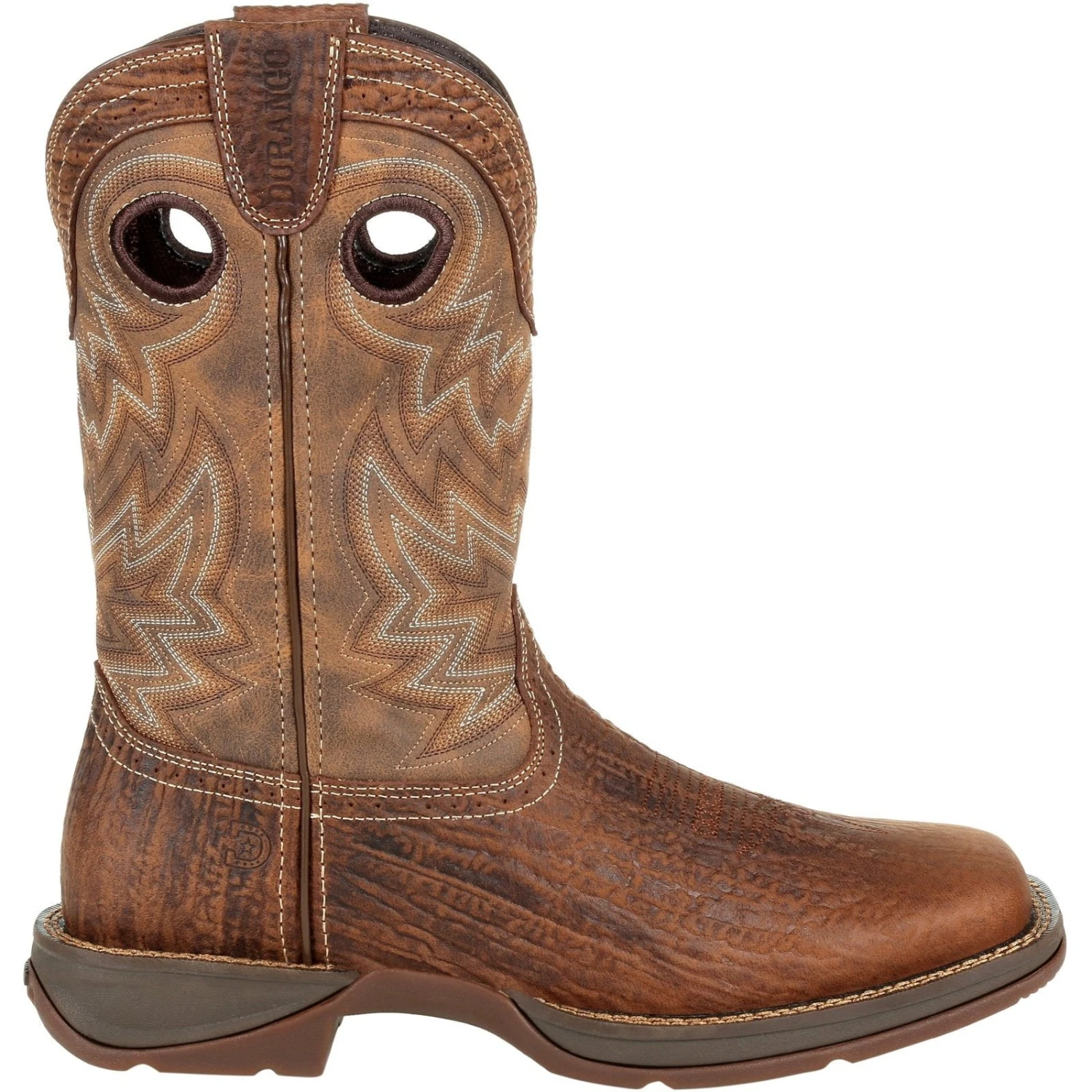 Durango Men's Rebel 11" Square Toe Western Boot- Trail Brown - DDB0271 7 Durango Men's Rebel 11" Square Toe Western Boot- Trail Brown - DDB0271 - Image 5