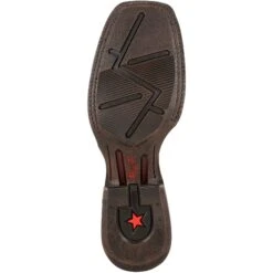 Durango Men's Rebel Pro Vintage Flag 12" Sqr Toe Western Boot - DDB0303 -Rocky Store DDB0303 outsole