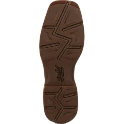 Durango Men's Rebel 12" Sqr Toe Pull-On Western Classic Boot - DDB0329 -Rocky Store DDB0329 outsole