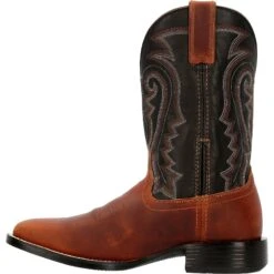 Durango Men's Westward™ 11" Square Toe Pull-On Western Boot - DDB0339 13 Durango Men's Westward™ 11" Square Toe Pull-On Western Boot - DDB0339 -Rocky Store DDB0339 instep profile