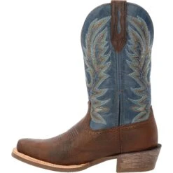 Durango Men's Rebel Pro™ 12" Soft Toe Western Boot - Brown - DDB0356 -Rocky Store DDB0356 instep profile