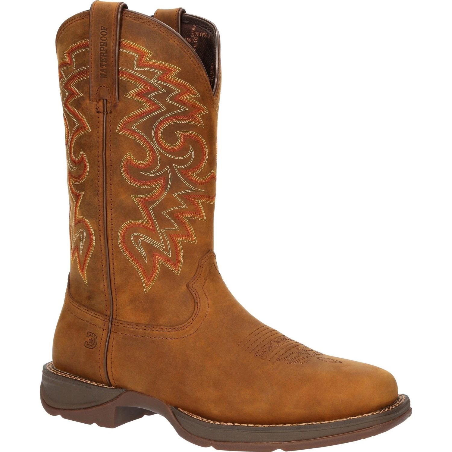 Durango Men's Rebel™ 12" Square Toe WP Western Boot - Russet - DDB0361 3 Durango Men's Rebel™ 12" Square Toe WP Western Boot - Russet - DDB0361