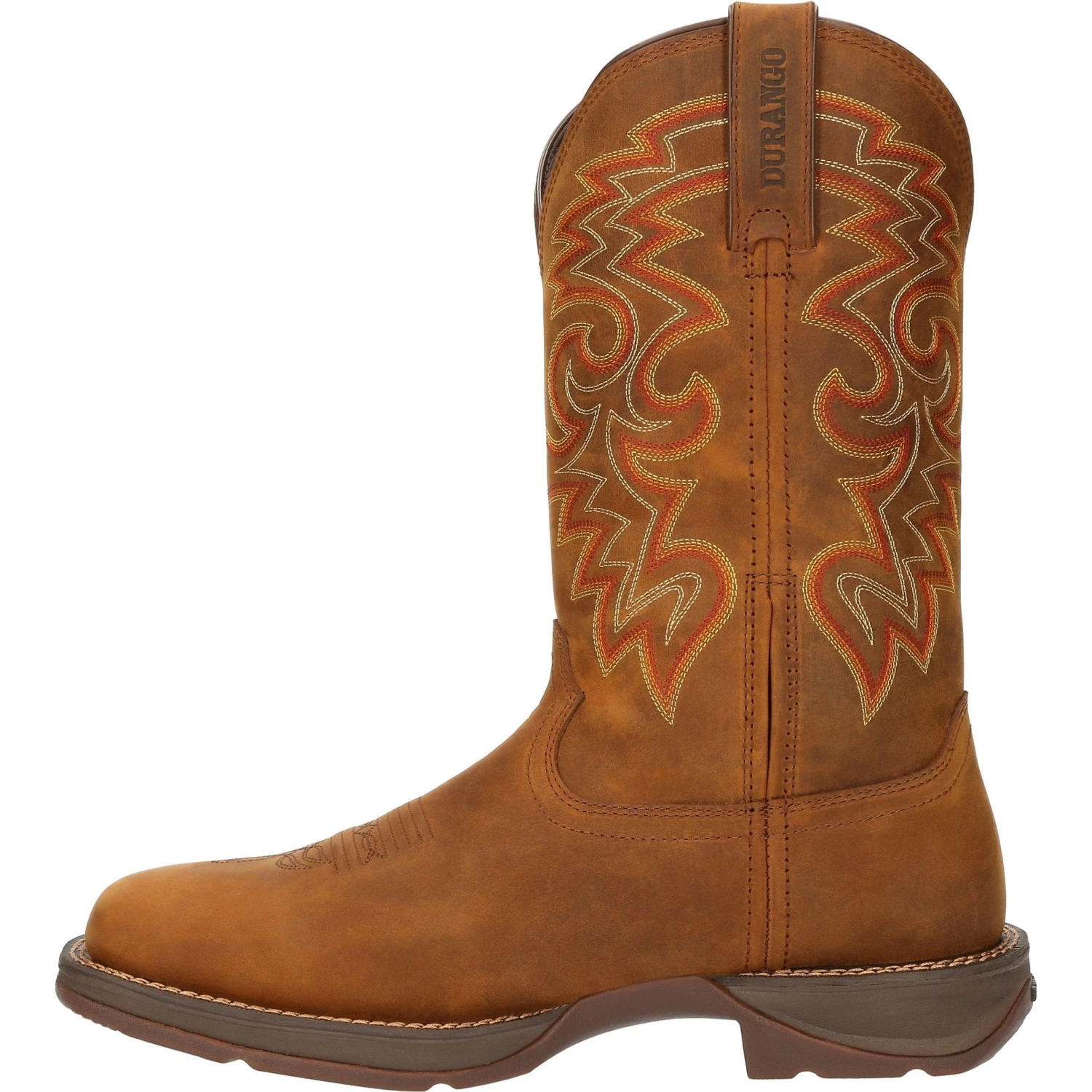 Durango Men's Rebel™ 12" Square Toe WP Western Boot - Russet - DDB0361 6 Durango Men's Rebel™ 12" Square Toe WP Western Boot - Russet - DDB0361 - Image 4