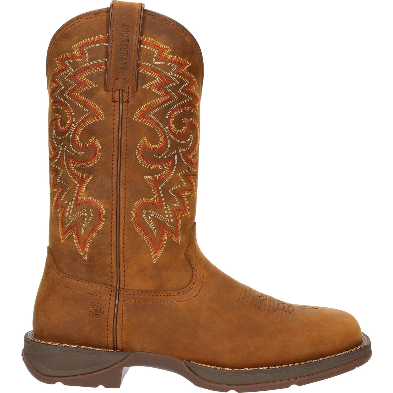 Durango Men's Rebel™ 12" Square Toe WP Western Boot - Russet - DDB0361 4 Durango Men's Rebel™ 12" Square Toe WP Western Boot - Russet - DDB0361 - Image 2