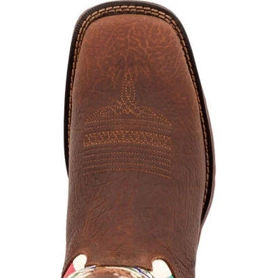 Durango Men's Rebel By Mexico Flag 11" ST Western Boot -Brown- DDB0430 8 Durango Men's Rebel By Mexico Flag 11" ST Western Boot -Brown- DDB0430 - Image 6