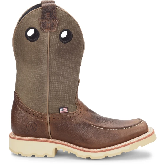 Double H Men's Claton 11" Square Toe USA Made Western Work Boot- DH4563 4 Double H Men's Claton 11" Square Toe USA Made Western Work Boot- DH4563 - Image 2