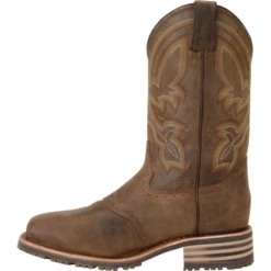 Double H Men's Jeyden 11" Comp Toe WP Western Work Boot- Brown- DH5124 10 Double H Men's Jeyden 11" Comp Toe WP Western Work Boot- Brown- DH5124 -Rocky Store DH5124 500xauto Instep