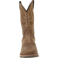 Double H Men's Jeyden 11" Comp Toe WP Western Work Boot- Brown- DH5124 11 Double H Men's Jeyden 11" Comp Toe WP Western Work Boot- Brown- DH5124 -Rocky Store DH5124 500xauto Toe