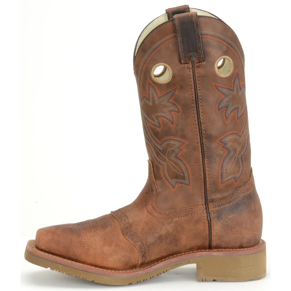 Double H Men's Antonio 13" Square Toe Western Work Boot- Brown- DH5134 5 Double H Men's Antonio 13" Square Toe Western Work Boot- Brown- DH5134 - Image 3